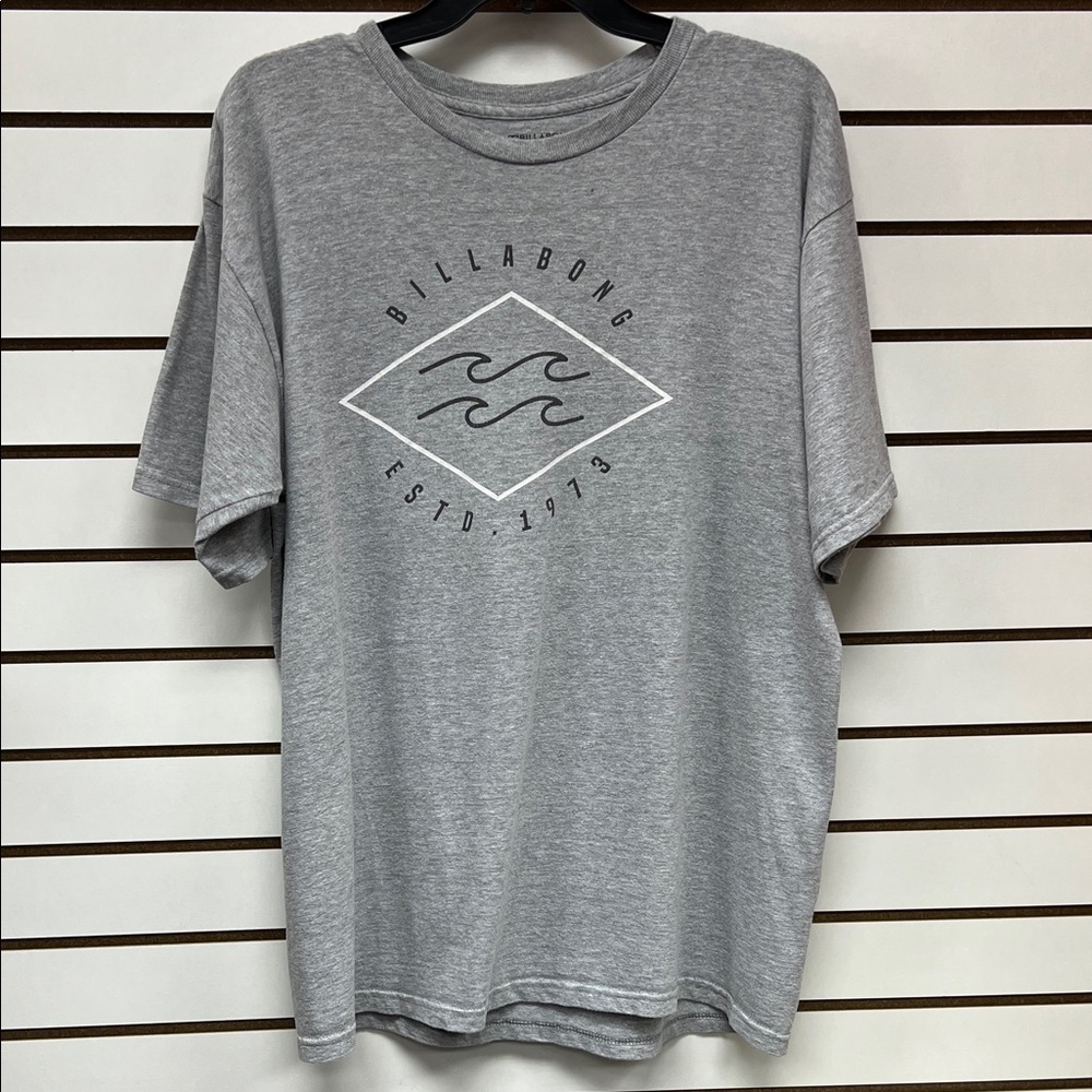 Billabong Heather Gray Short Sleeve Tee